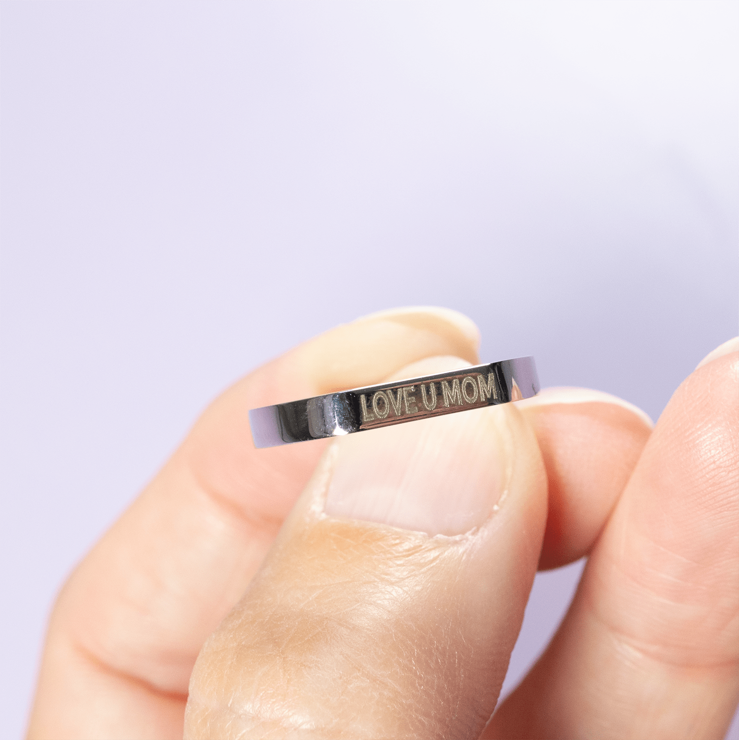 Love U Mom Ring Moonglow Jewelry