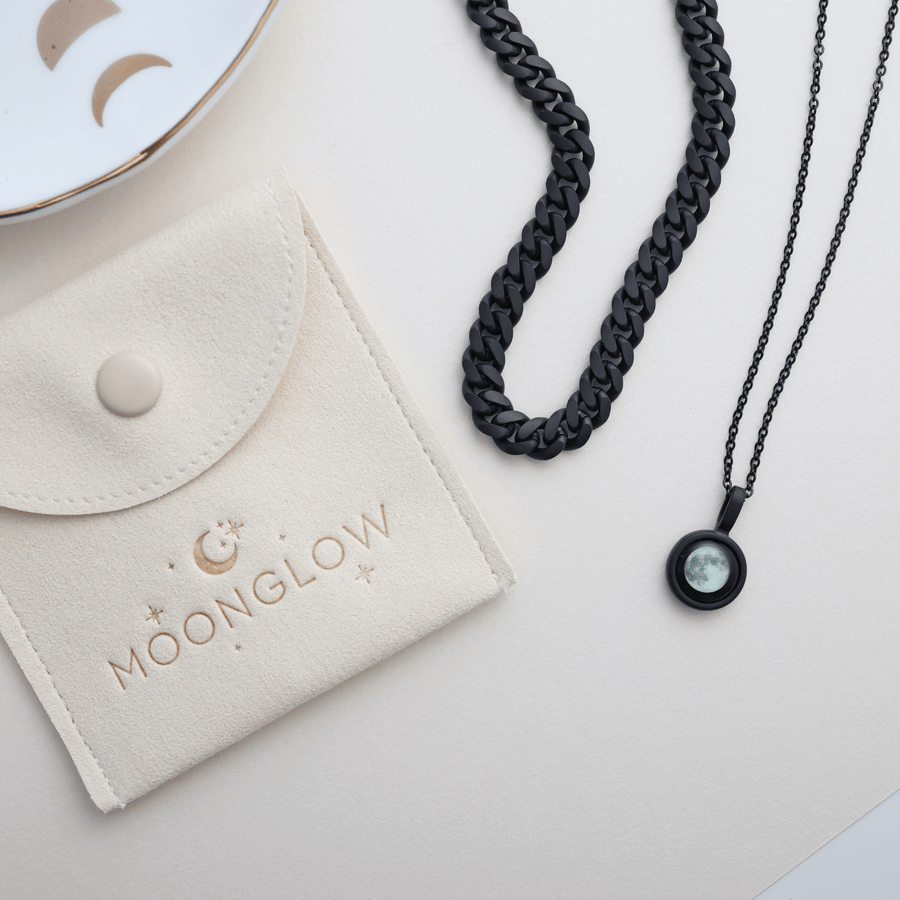 Sky Light in Black & Shadow Chain Set