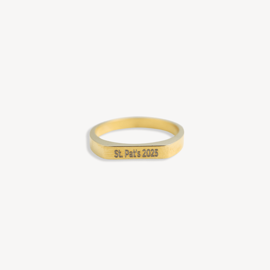 St. Pat's 2025 Ring in Gold