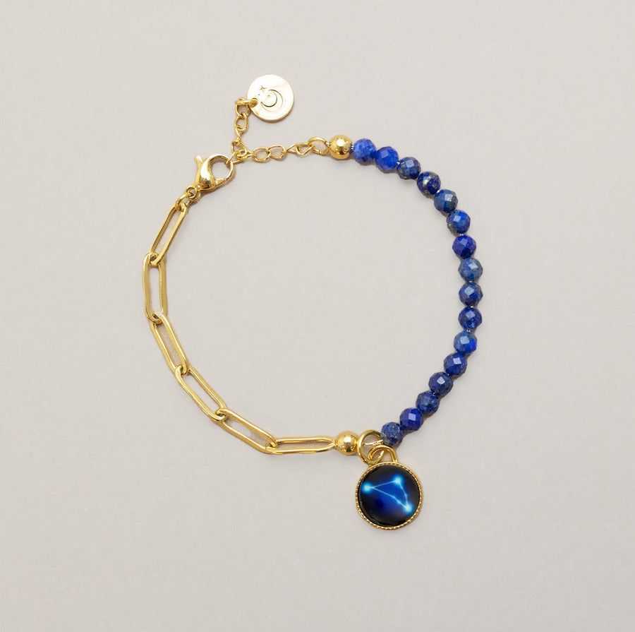 The Astral Bhavana Bracelet in Lapis