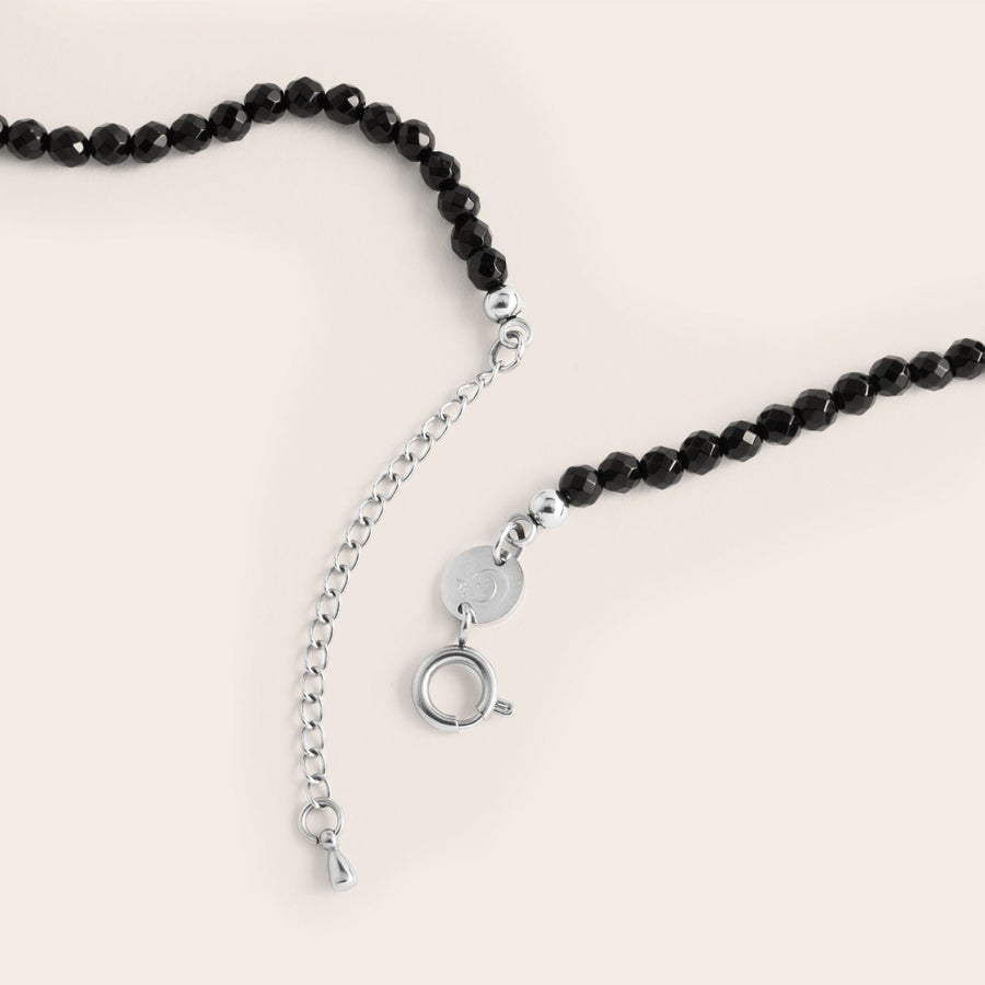 The Astral Bhavana Necklace in Black Agate