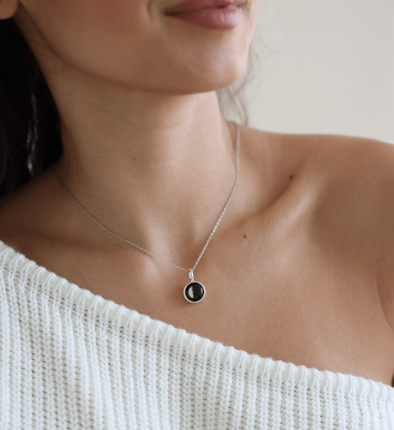 Charmed Simplicity and Silver Sky Light Necklaces