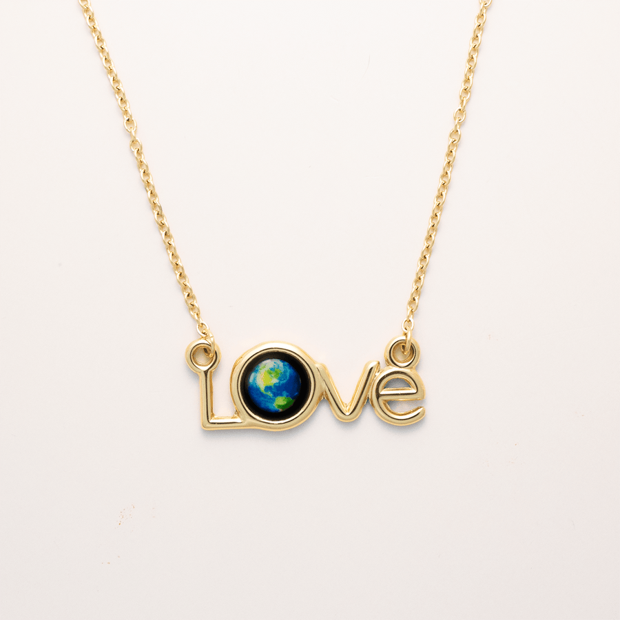 Earthglow Luna Love Necklace in Gold