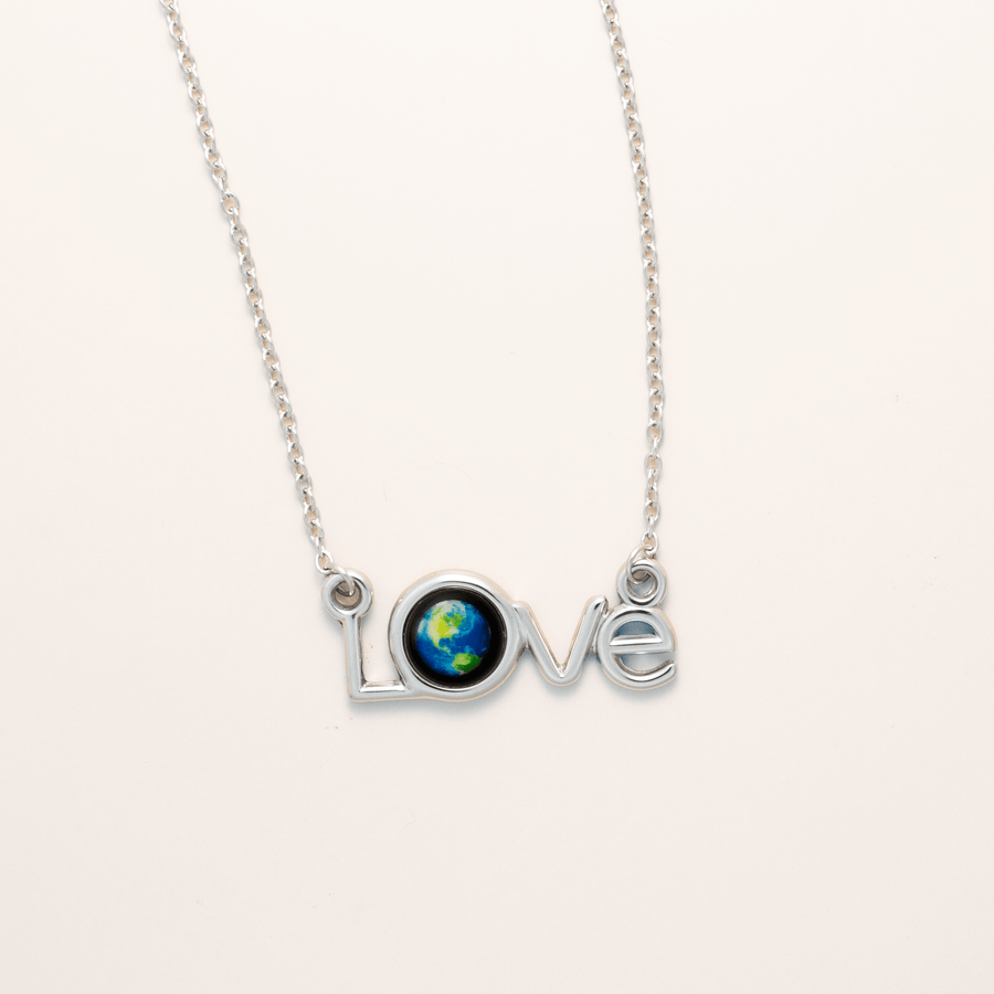 Earthglow Luna Love Necklace in Stainless Steel