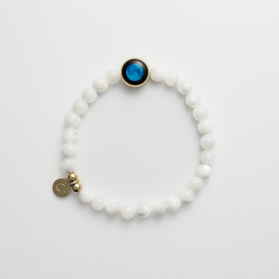 Bracelet Lueur Lunaire Nouvelle Lune en Or 