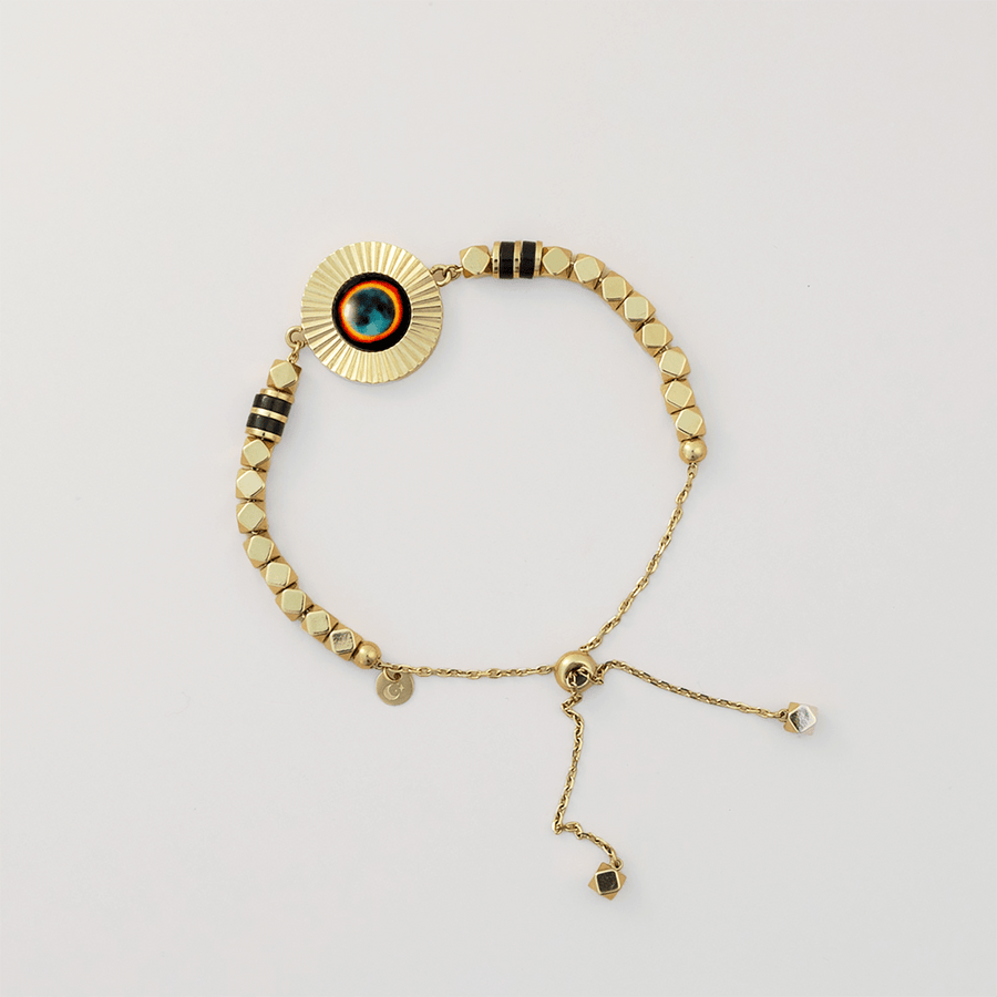 Pre-order Solar Eclipse Sunlit Cosmos Bracelet