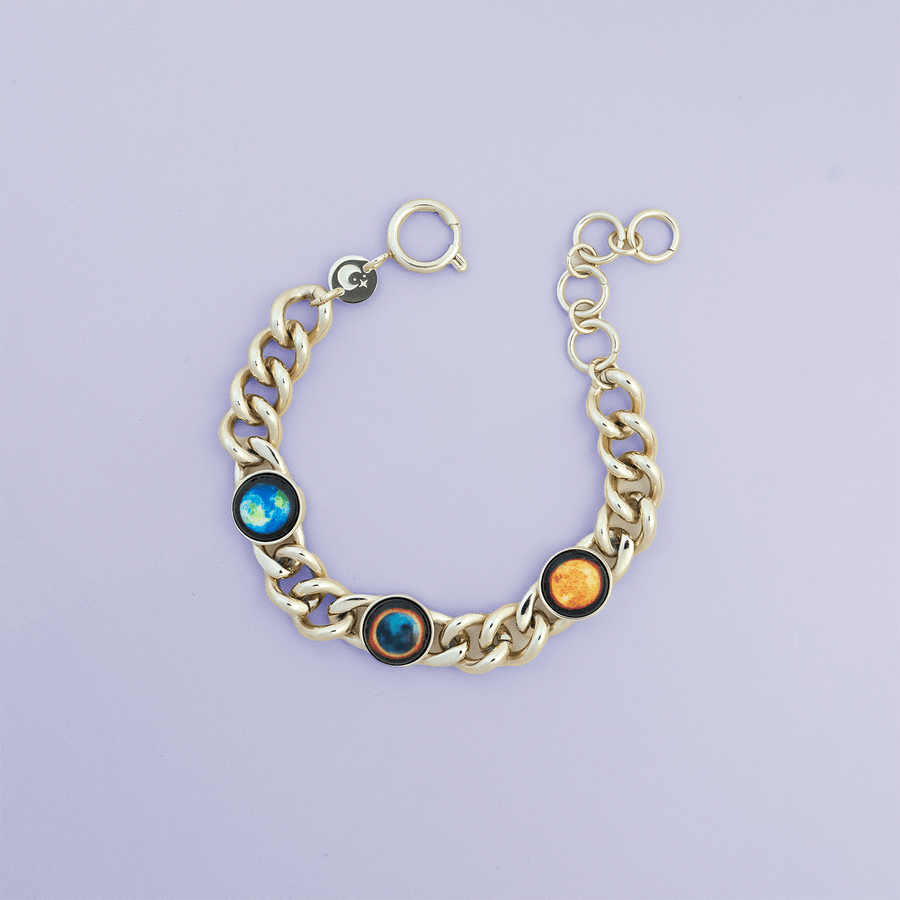 Celestial Eclipse Gold Bracelet