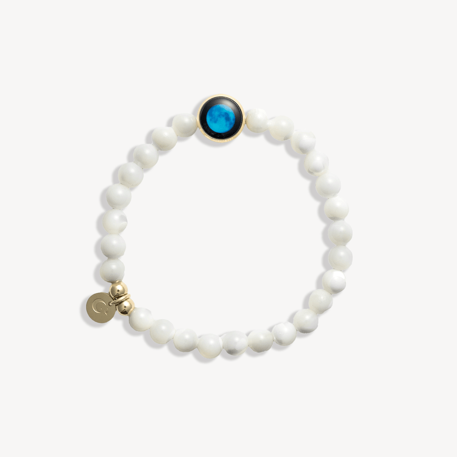 Bracelet Lueur Lunaire Nouvelle Lune en Or 