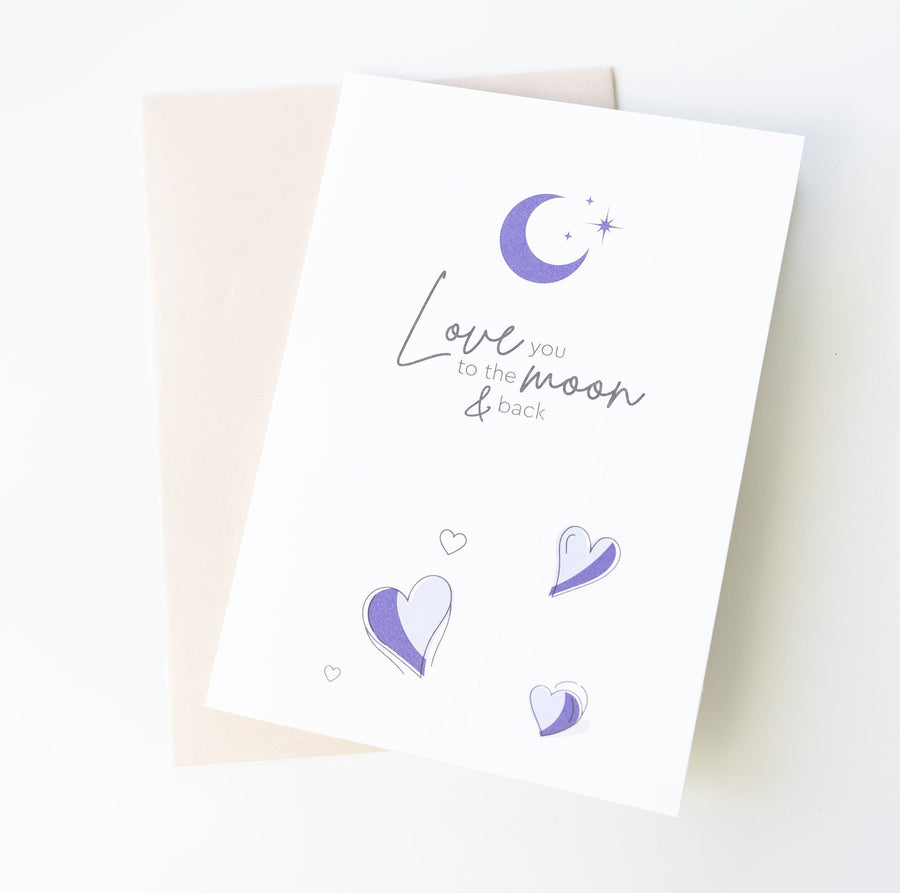 Moonglow Gift Bag and Love to the Moon Card bundle