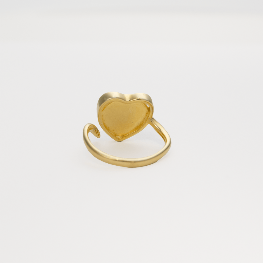 New  Moon Luna Love Ring in Gold