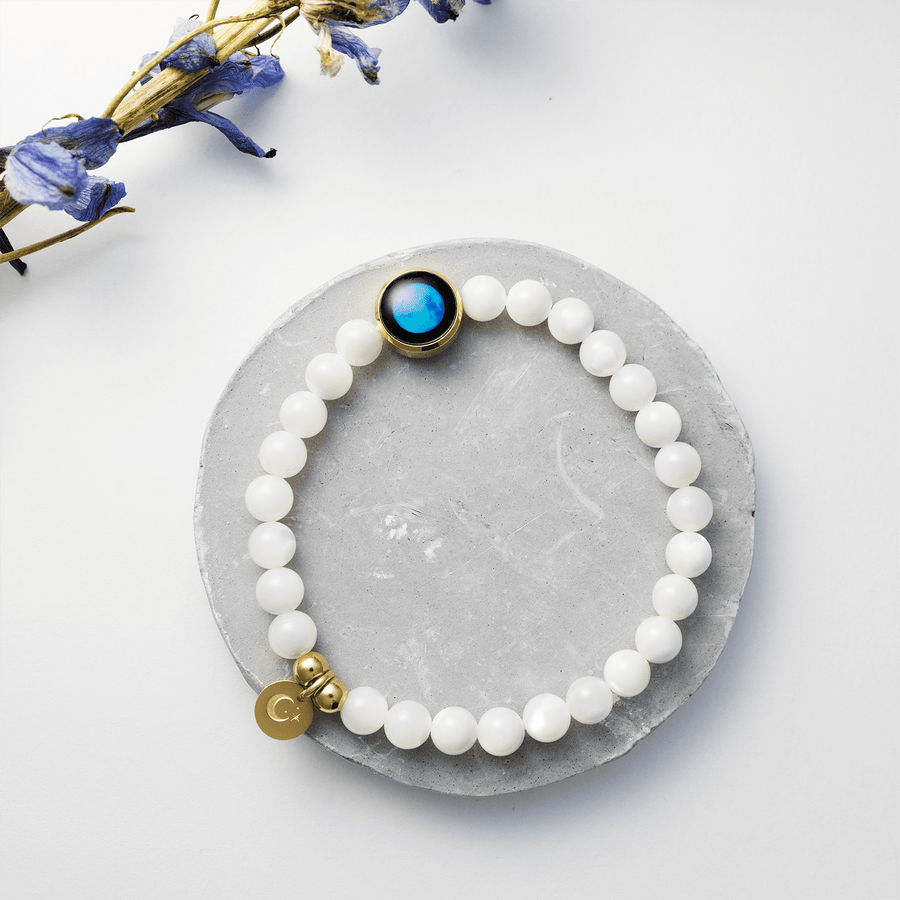 Bracelet Lueur Lunaire Nouvelle Lune en Or 