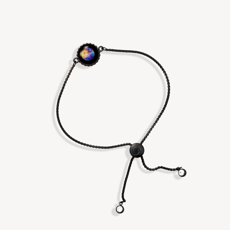 Bracelet torsadé Mercury Retrograde Carina en noir