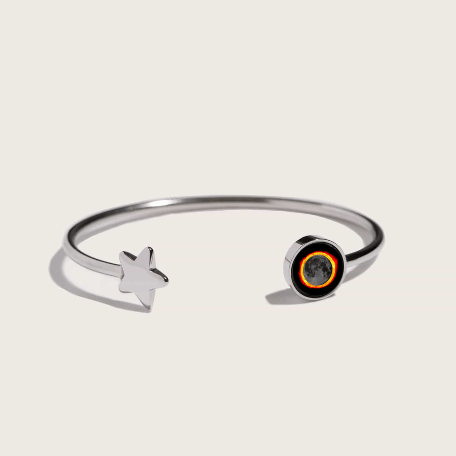 Pre-order Solar Eclipse Crépuscule Cuff in Stainless Steel