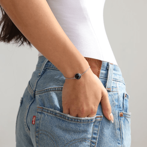 Carina Twist Bracelet in Stainless Steel