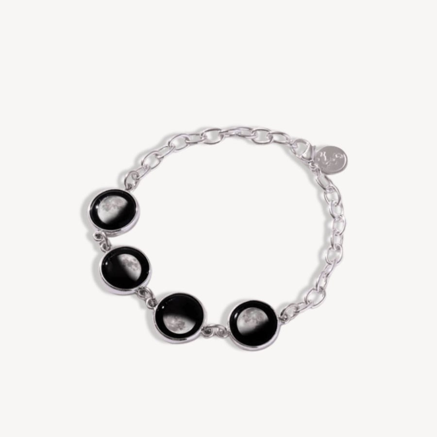 Tetrad Moon Charm Bracelet