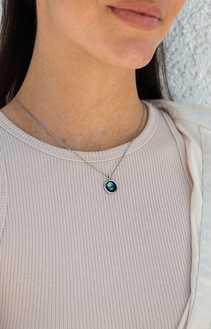 Earthglow Theia Necklace in Sterling Silver