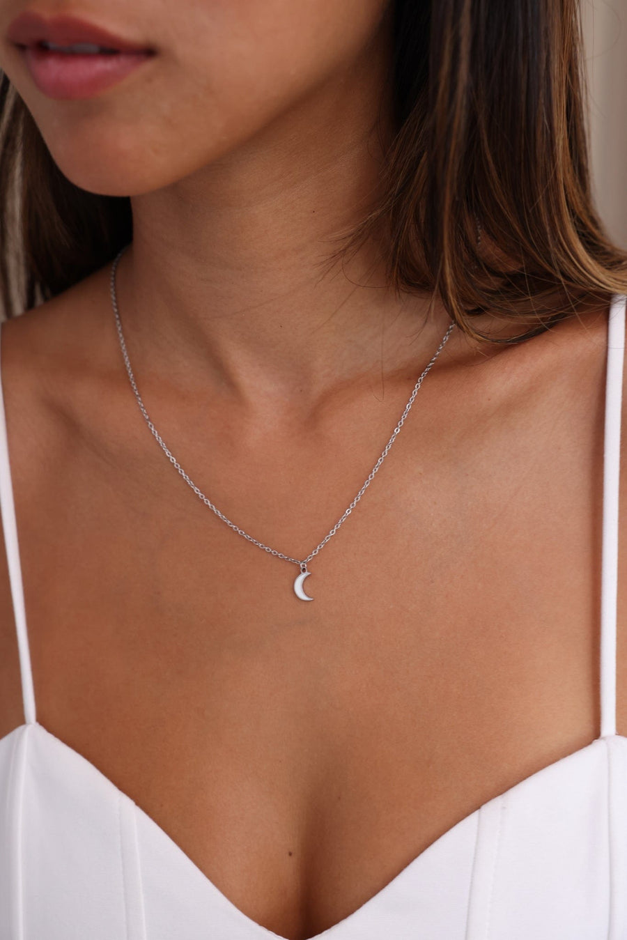 Lumina Luna Crescent necklace