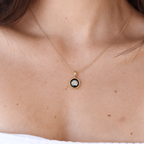 Cosmos Sky Light Necklace in Gold