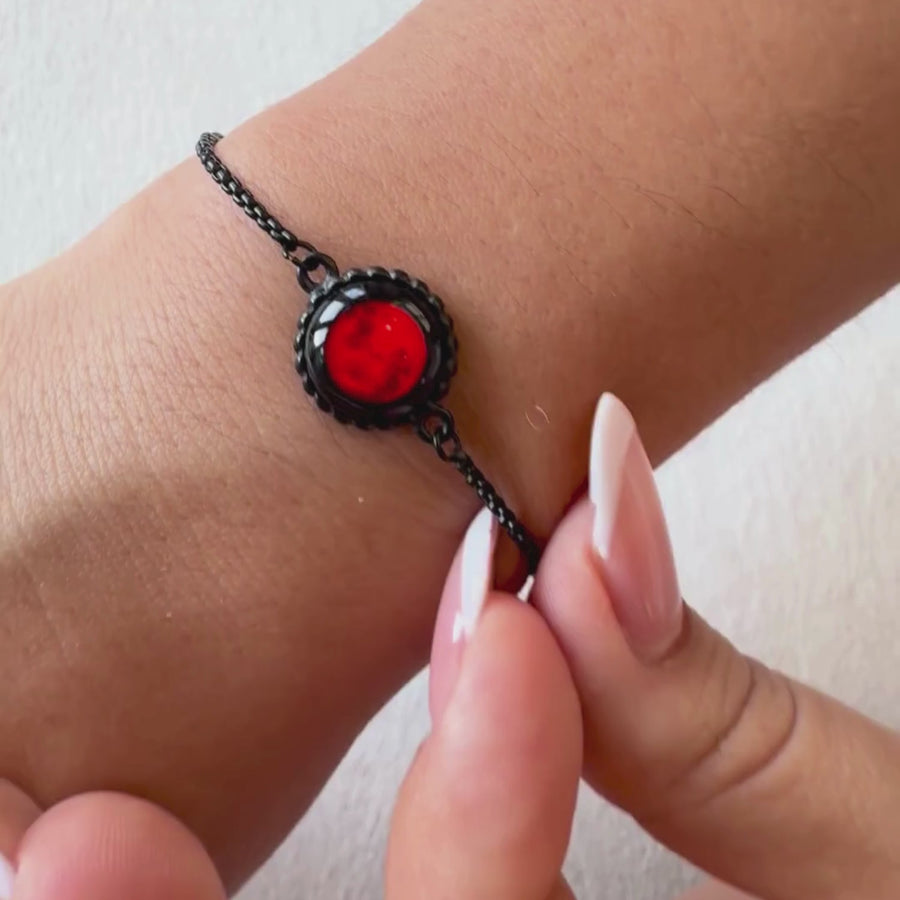 Lunar Eclipse Carina Twist Bracelet in Black Matte