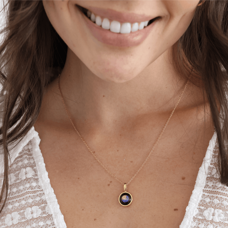 Cosmos Sky Light Necklace in Gold
