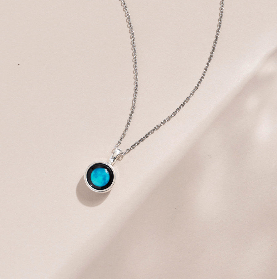 Sky Light Necklace in Silver