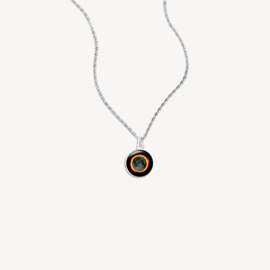 Solar Eclipse Charmed Simplicity Necklace