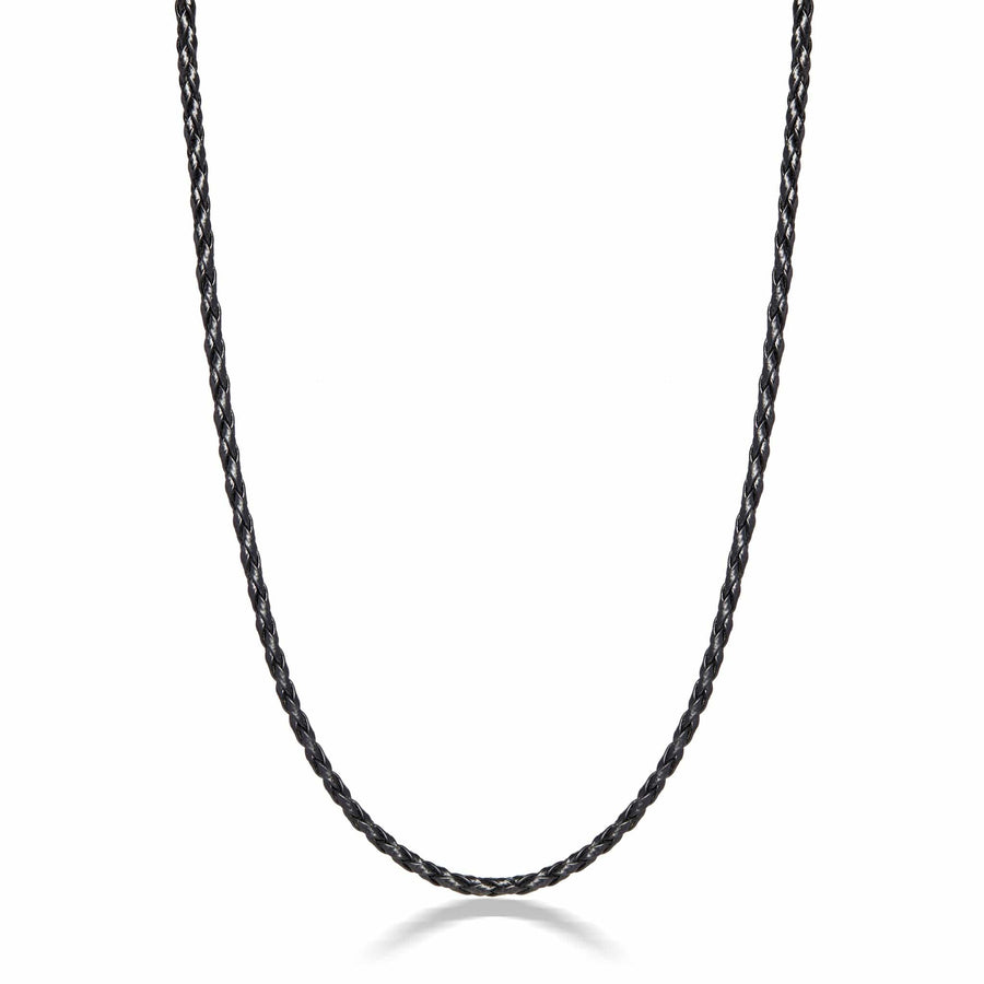 Black Leather Cord 21" length 