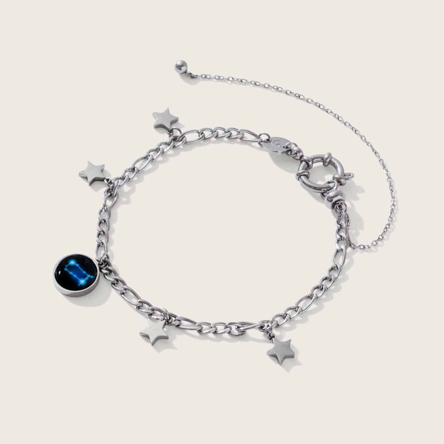 The Astral Aphrodite Anklet in Stainless Steel