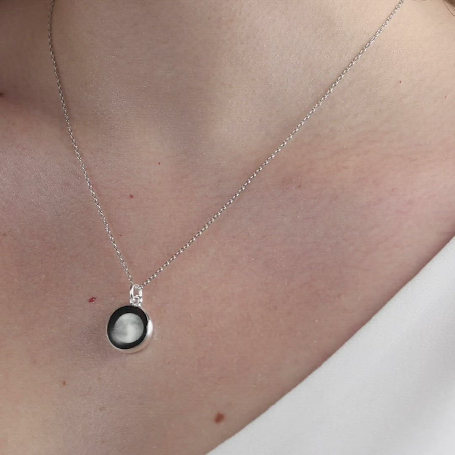 Video of women wearing Charmed Simplicity Necklace