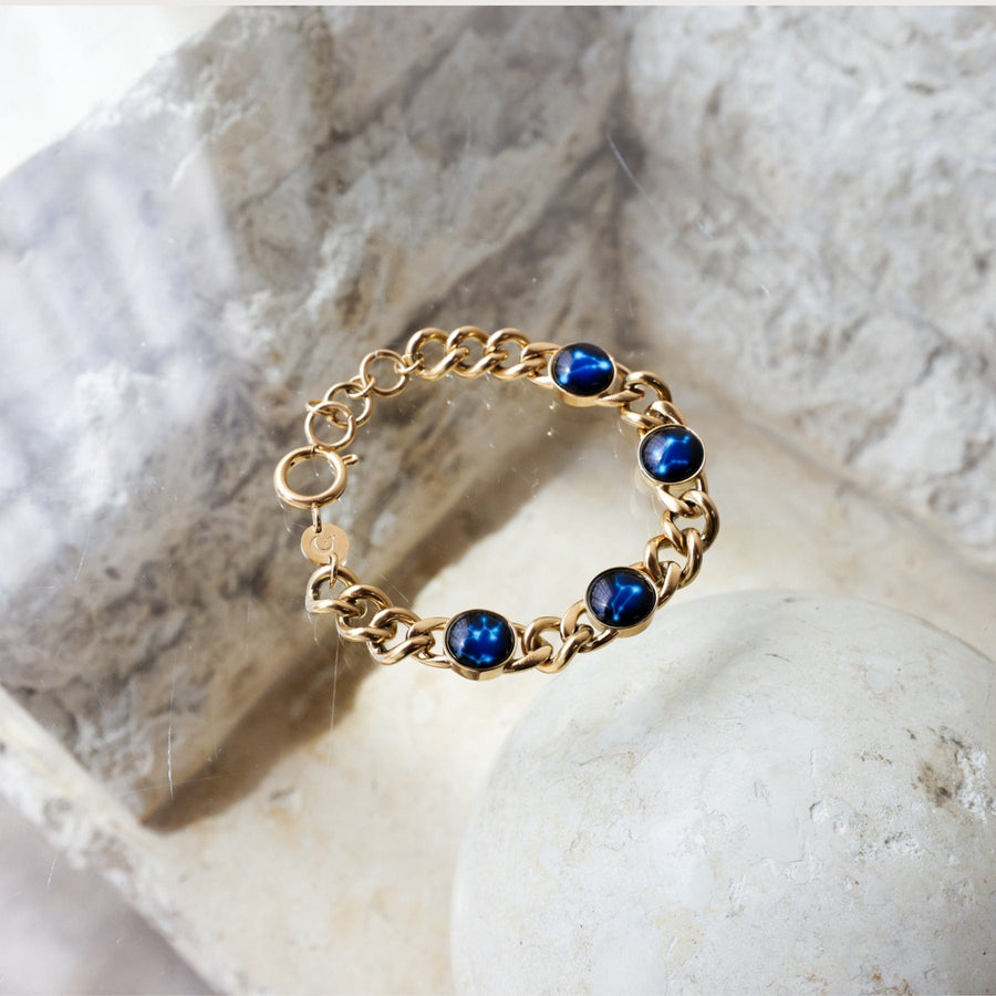 Four Star Astral Pleiades Bracelet in Gold