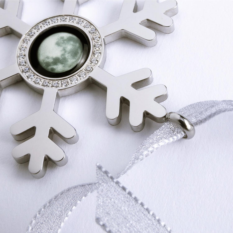 Lumi Snowflake Moon Ornament