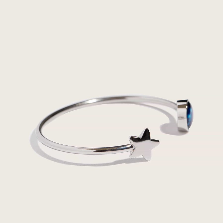 Virgo Crépuscule Cuff in Stainless Steel