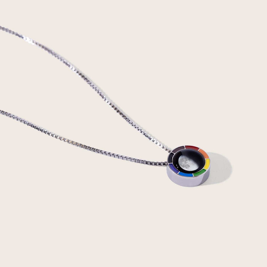 Pride Necklace with moon charm