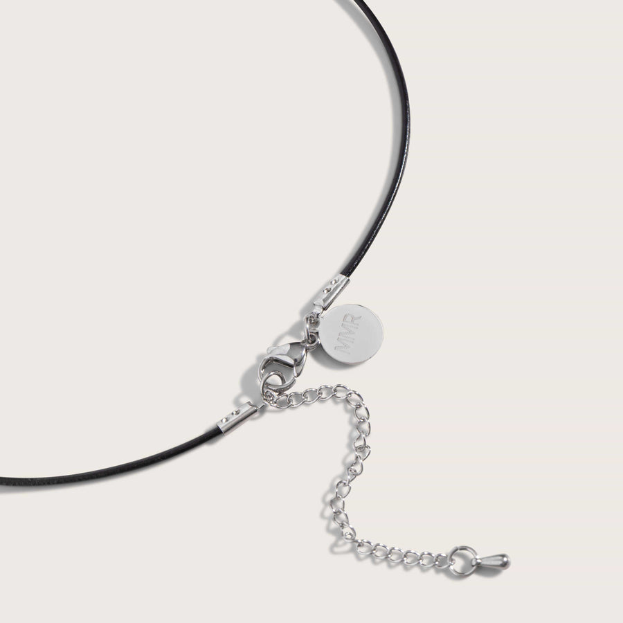 Engravable tag on Simplicity Choker Necklace