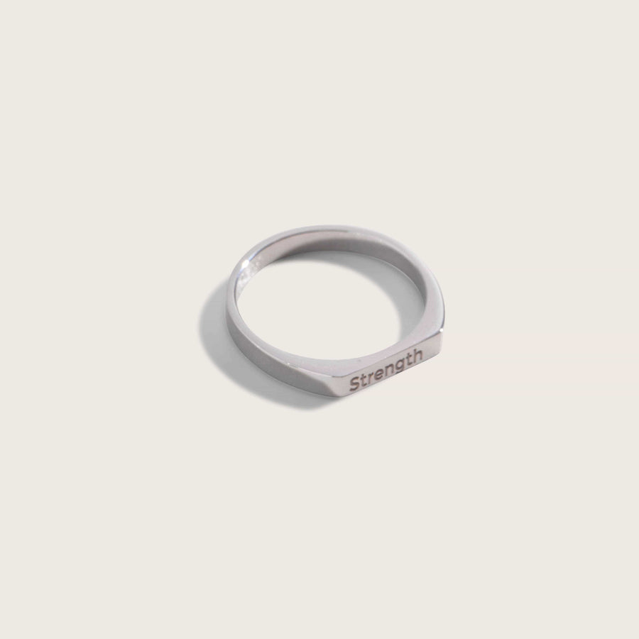 Stainless steel Engravable Ring