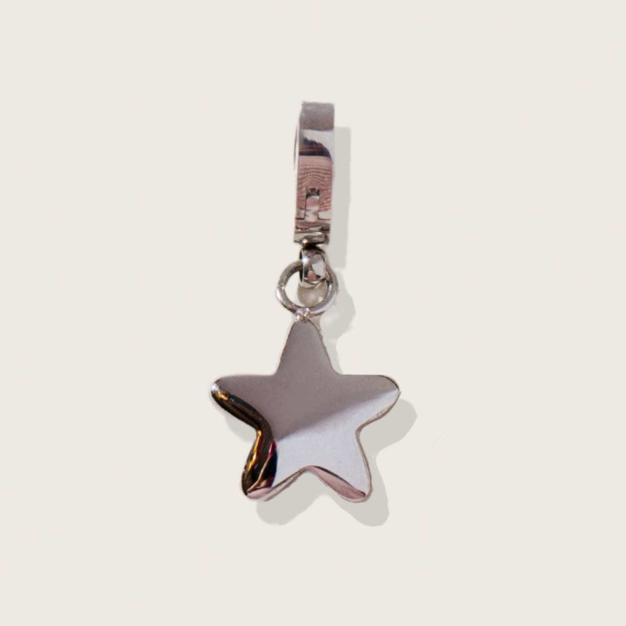 Stainless steel Star Charm