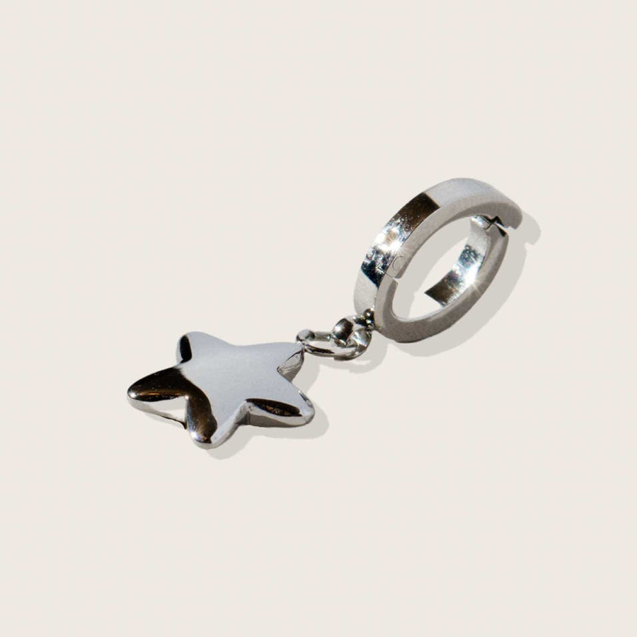 Stainless steel Star Charm