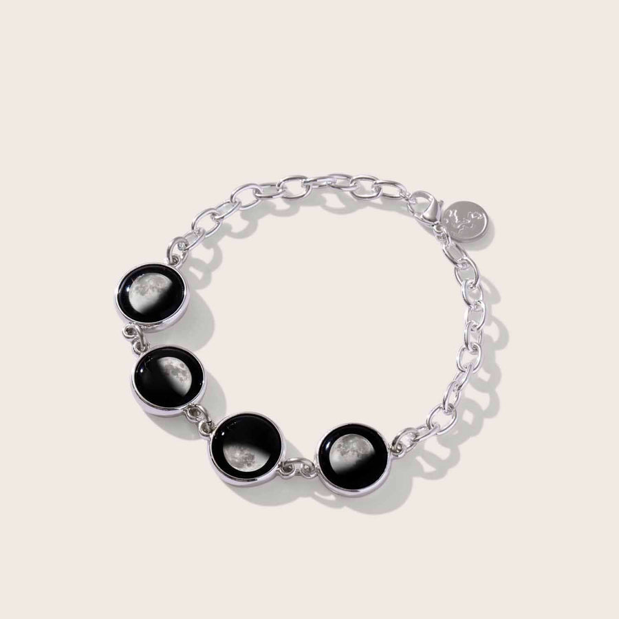 Tetrad Moon Charm Bracelet