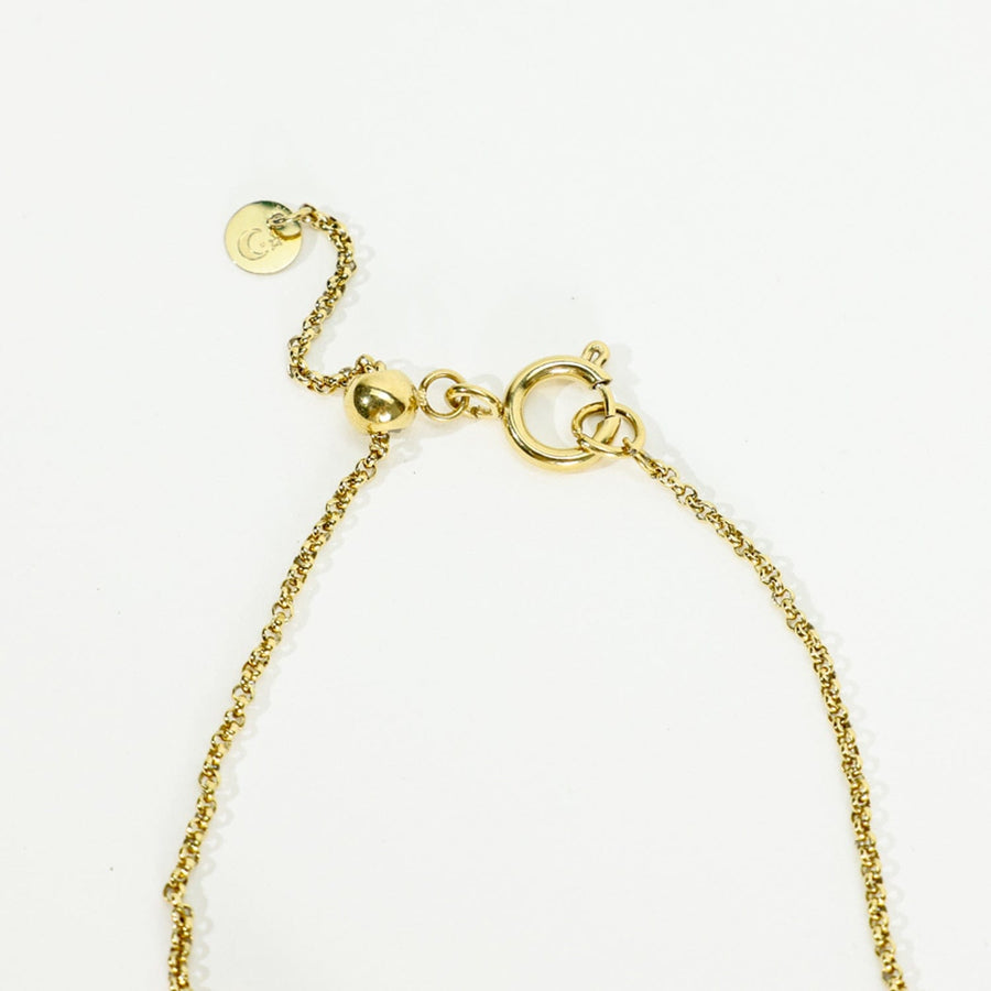 The “Saving Space” Bar Bracelet by Chloe Caroline in Gold